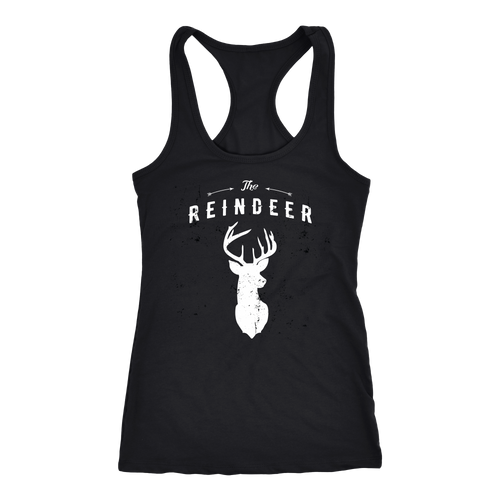 Reindeer T-shirt, hoodie and tank top. Reindeer funny gift idea.
