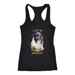 Australian Shepherd T-shirt, hoodie and tank top. Australian Shepherd funny gift idea.
