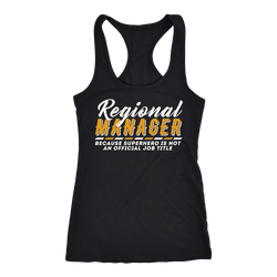 Regional Manager T-shirt, hoodie and tank top. Regional Manager funny gift idea.