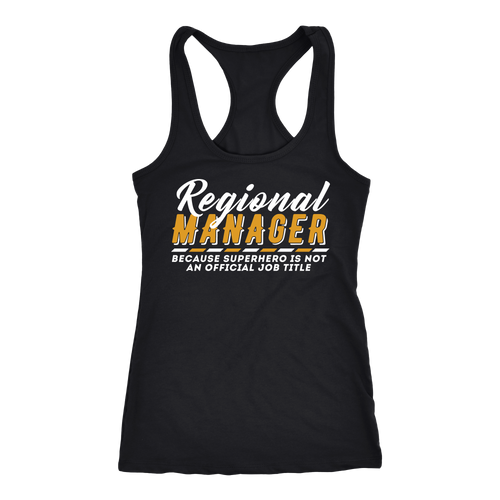 Regional Manager T-shirt, hoodie and tank top. Regional Manager funny gift idea.