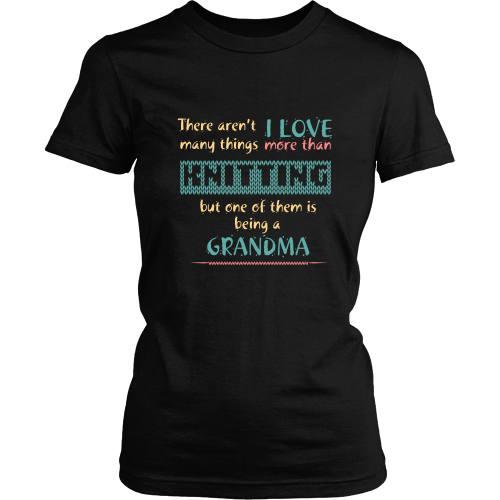 Knitting T-shirt - Knitting grandma