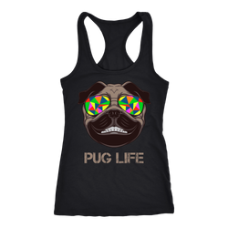 Pug T-shirt, hoodie and tank top. Pug funny gift idea.