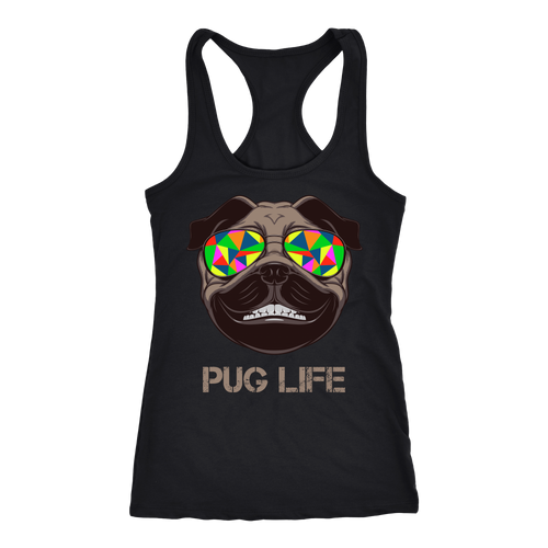 Pug T-shirt, hoodie and tank top. Pug funny gift idea.