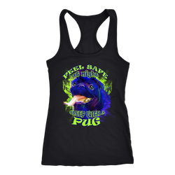 Pug T-shirt, hoodie and tank top. Pug funny gift idea.