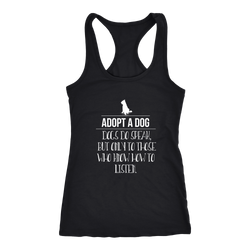 Adopt Dog T-shirt, hoodie and tank top. Adopt Dog funny gift idea.
