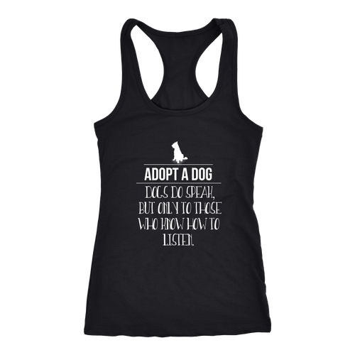 Adopt Dog T-shirt, hoodie and tank top. Adopt Dog funny gift idea.