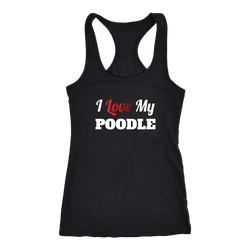 Poodle T-shirt, hoodie and tank top. Poodle funny gift idea.