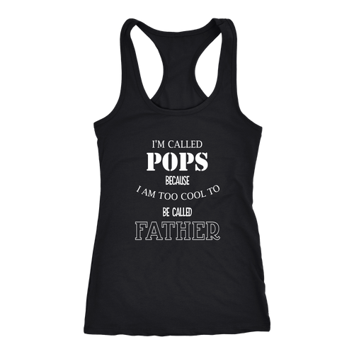 Pops T-shirt, hoodie and tank top. Pops funny gift idea.