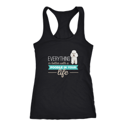 Poodle T-shirt, hoodie and tank top. Poodle funny gift idea.