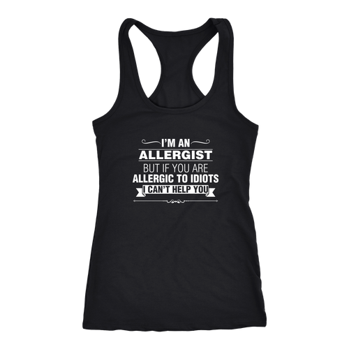 Allergist T-shirt, hoodie and tank top. Allergist funny gift idea.