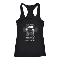 Akita T-shirt, hoodie and tank top. Akita funny gift idea.