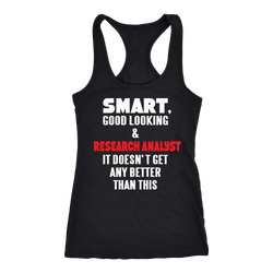 Research Analyst T-shirt, hoodie and tank top. Research Analyst funny gift idea.