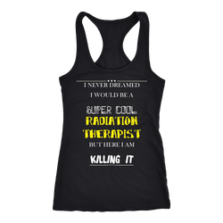Radiation therapist T-shirt, hoodie and tank top. Radiation therapist funny gift idea.