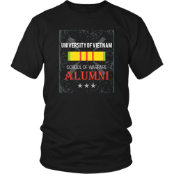 Vietnam Veteran T-shirt - University of Vietnam School of Warfare Alumni