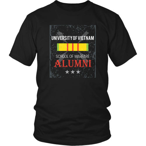 Vietnam Veteran T-shirt - University of Vietnam School of Warfare Alumni