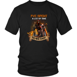 Motorcycles T-shirt - I've spent a lot of time behind bars