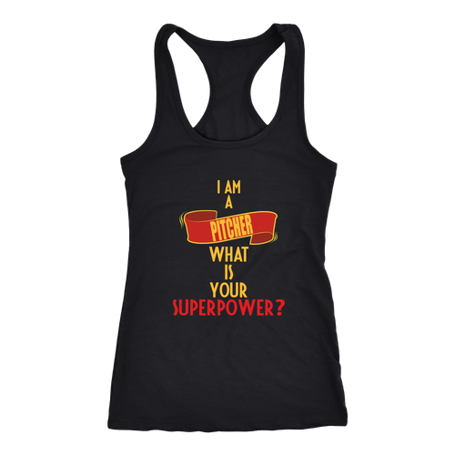 Pitcher T-shirt, hoodie and tank top. Pitcher funny gift idea.