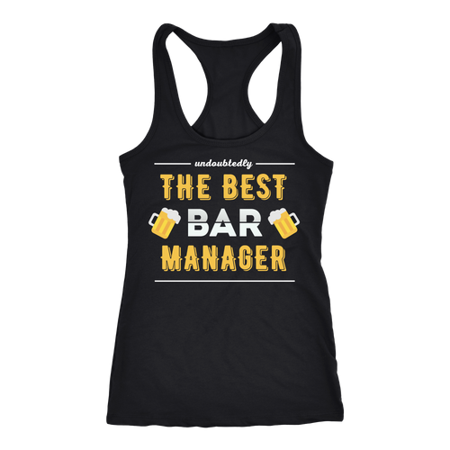 Bar Manager T-shirt, hoodie and tank top. Bar Manager funny gift idea.