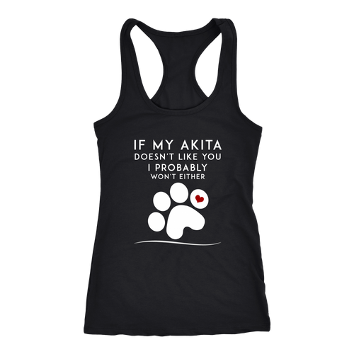 Akita T-shirt, hoodie and tank top. Akita funny gift idea.