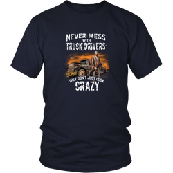 Truck drivers T-shirt - Never mess with truck drivers