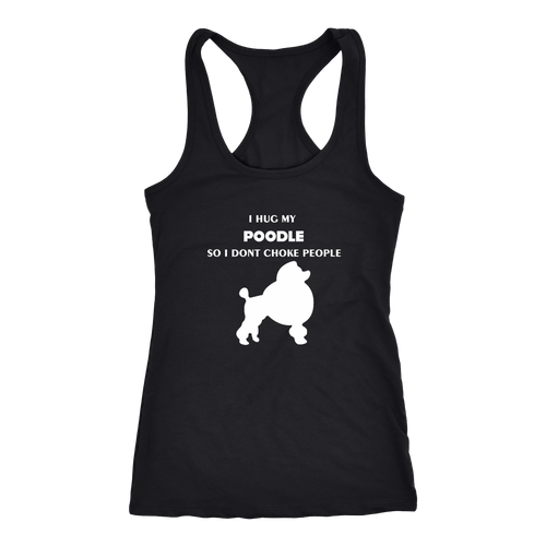 Poodle T-shirt, hoodie and tank top. Poodle funny gift idea.