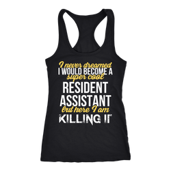 Resident Assistant T-shirt, hoodie and tank top. Resident Assistant funny gift idea.
