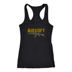 Airsoft T-shirt, hoodie and tank top. Airsoft funny gift idea.