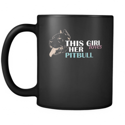 Pitbull 11 oz. Mug. Pitbull funny gift idea.