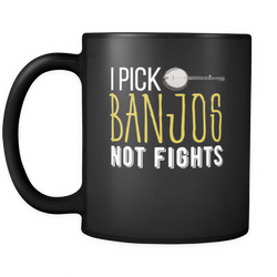 Banjo 11 oz. Mug. Banjo funny gift idea.