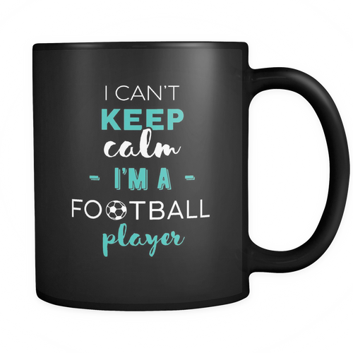 Football Player 11 oz. Mug. Football Player funny gift idea.