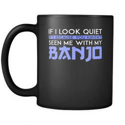 Banjo 11 oz. Mug. Banjo funny gift idea.
