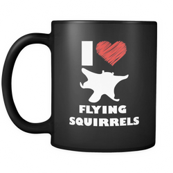Flying Squirrels 11 oz. Mug. Flying Squirrels funny gift idea.